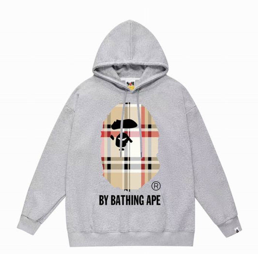 A Bathing Ape (BAPE) Check Logo Hoodie – Multiple Colors