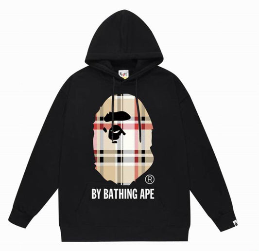 A Bathing Ape (BAPE) Check Logo Hoodie – Multiple Colors