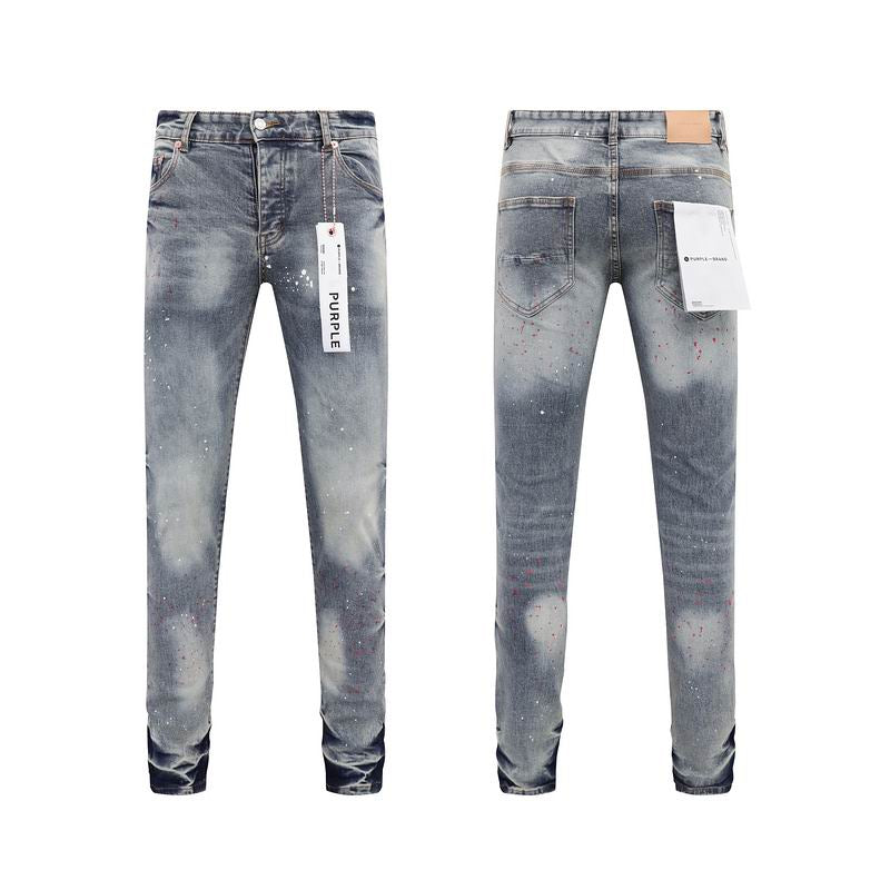 Purple jeans