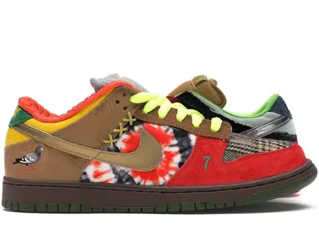 Nike SB Dunk Low “What The Dunk” (Pigeon Multi-Patch Edition)
